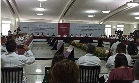 AMLO encabeza la 48 sesión ordinaria del Consejo Nacional de Seguridad Pública