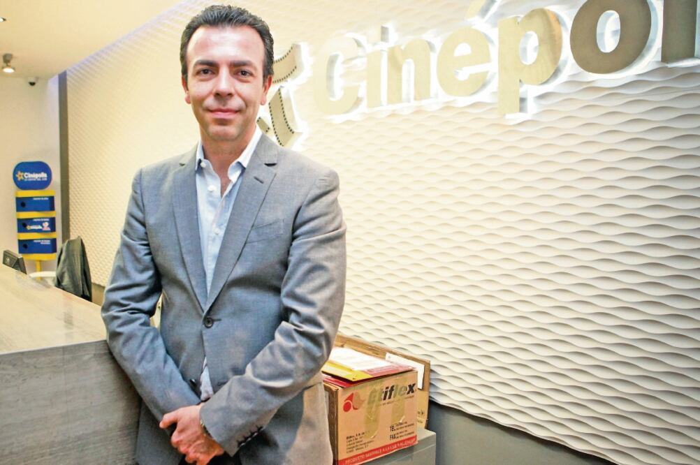 Alejandro Ramírez, director general de Cinépolis, declaró que este año la cadena alcanzará un total de 309 millones de boletos vendidos (ARCHIVO EL UNIVERSAL)