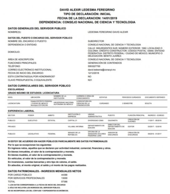 Nuevo subdirector de Conacyt sí gana 44 mil pesos mensuales 