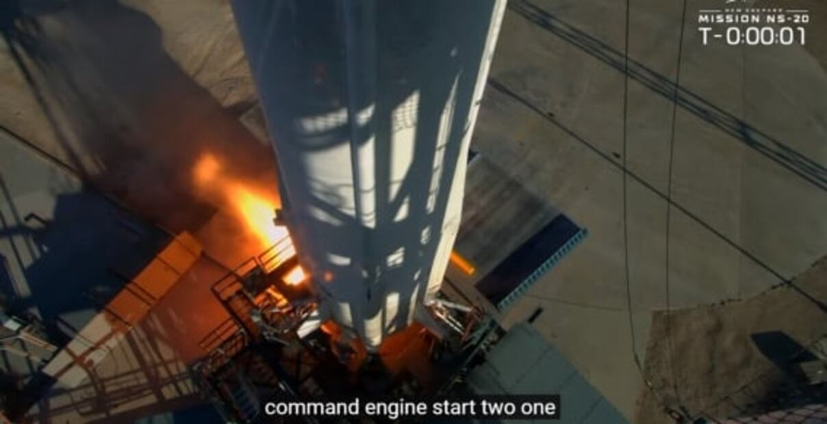 ¡Los tripulantes de la misión Blue Origin ya viajan camino a la frontera espacial! Aquí la transmisión