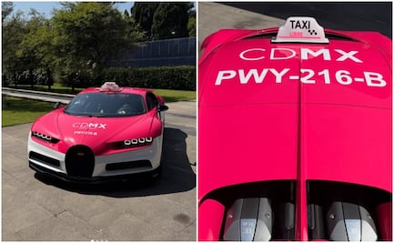"México superando a la IA": transforman un Bugatti en taxi y causa furor en TikTok