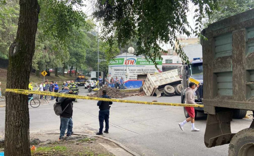 Elementos de seguridad realizan trabajos en la zona (26/06/2025). Foto: Especial