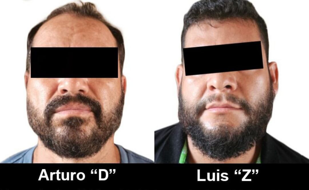 Arturo “D” y Luis “Z” fueron vinculados a proceso por los delitos de contra la salud. Foto: Especial