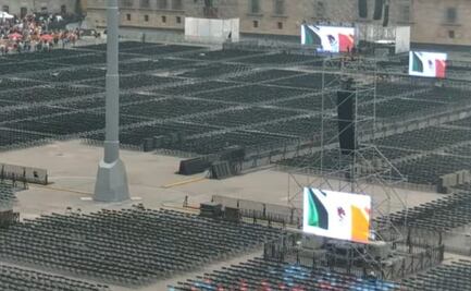 Alistan Zócalo de la CDMX para celebrar el primer año de gobierno de Sheinbaum; cerrará gira este domingo 5 de octubre