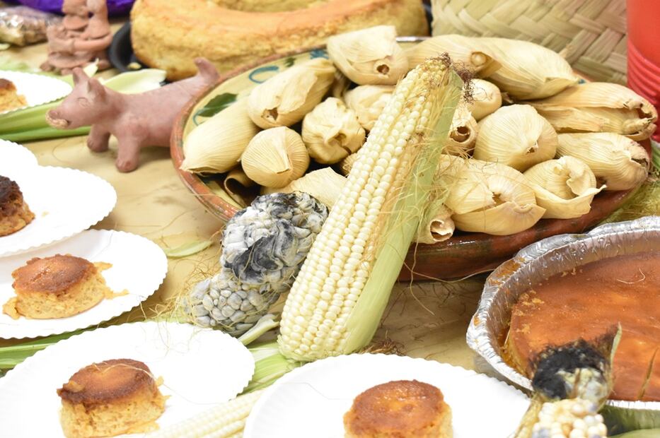 Tamal de elote. Foto: Alcaldía de Tláhuac