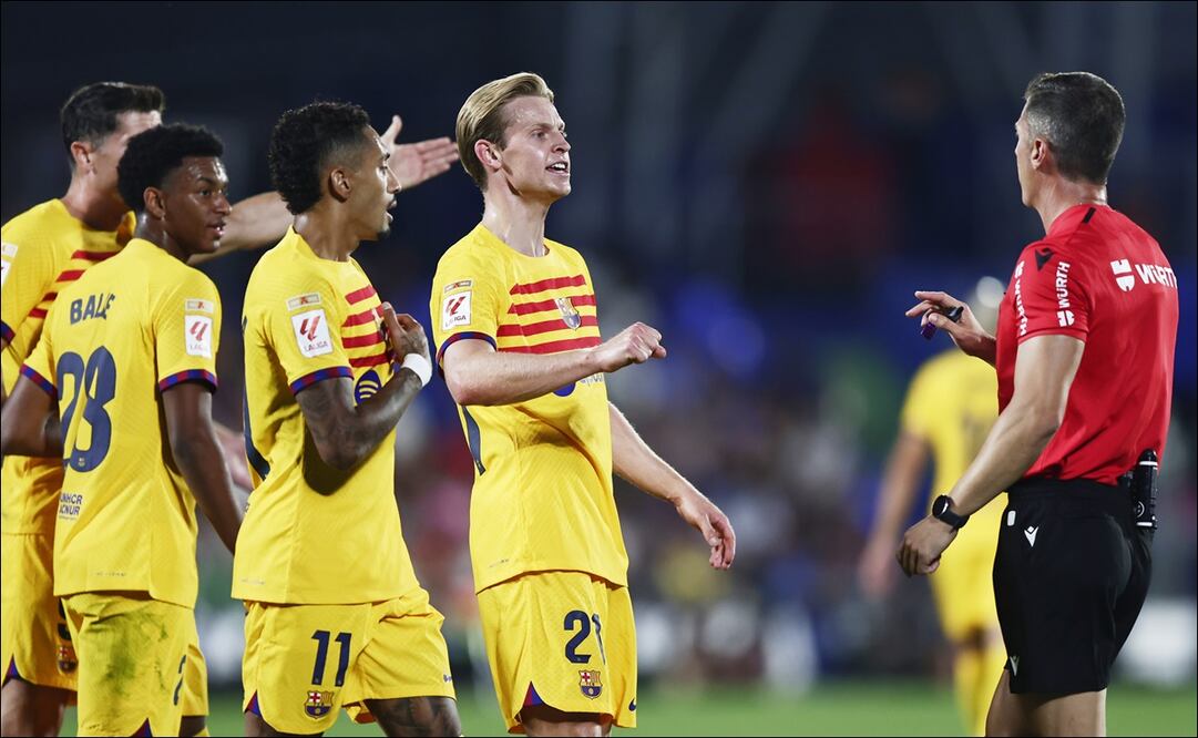 Barcelona se estampó con Getafe en Madrid y perdió dos puntos con polémica incluida / FOTO: AP