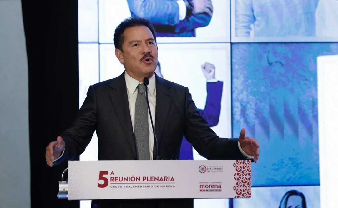 Ignacio Mier recordó que la propuesta ya fue aprobada por la Comisión de Presupuesto y Cuenta Pública de la Cámara de Diputados. Foto: Diego Simón Sánchez / EL UNIVERSAL