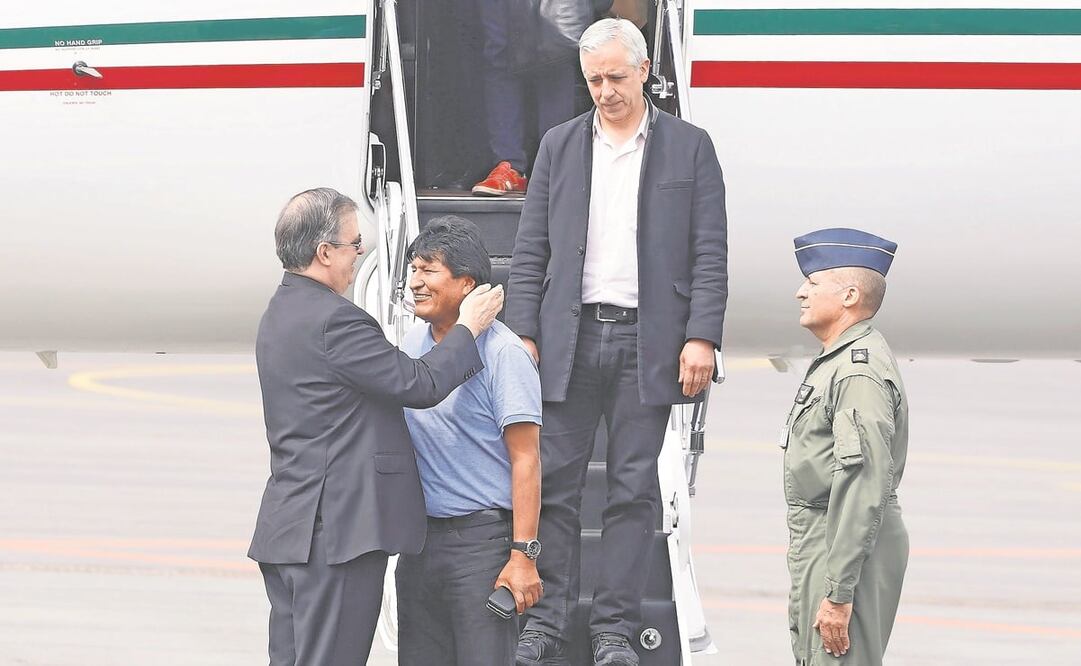 México ayudó a Evo Morales, expresidente de Bolivia, a dejar su país en medio de una revuelta social, en 2019. Foto: ARCHIVO EL UNIVERSAL