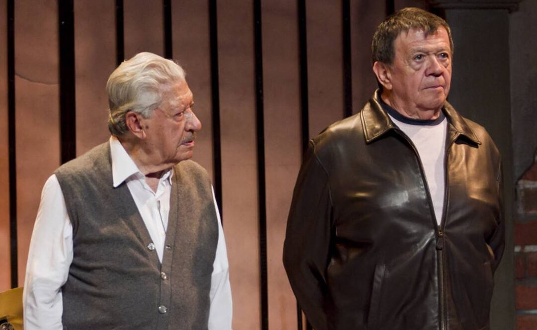 Ignacio López Tarso y Chabelo en "Aeroplanos". Foto: Clasos.