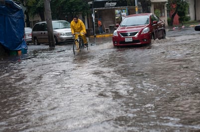 Reportan 5 encharcamientos por lluvias en la CDMX