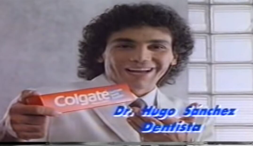 Hugo Sánchez y sus épicos comerciales como dentista 