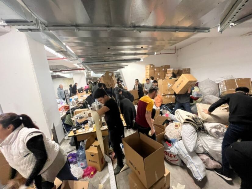 Galería: Galatasaray, el equipo turco que manda toneladas de ayuda a los afectados por los terremotos