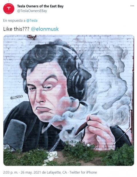 Grafitero, a través de Tesla, Elon Musk busca tu arte
