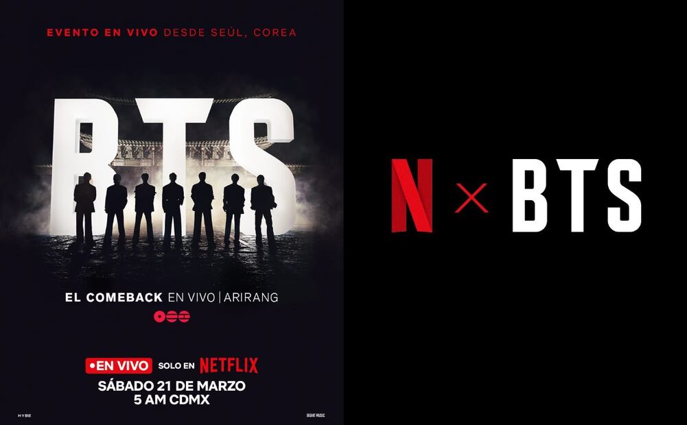 ¿Cómo ver el concierto en vivo de BTS en Netflix? Imagen: @netflix