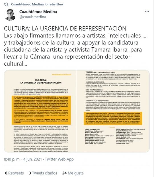 Artistas llaman a votar contra la austeridad cultural, la precarización y el clientelismo 