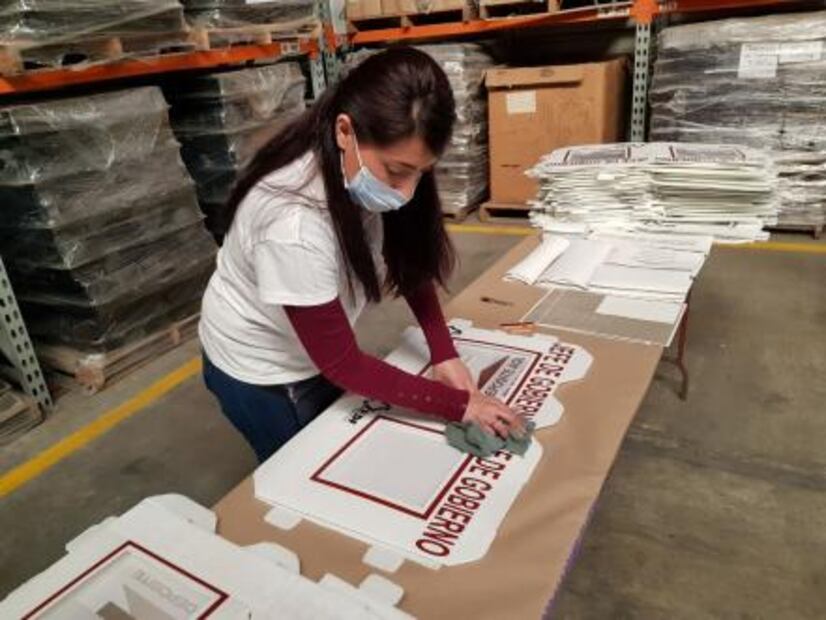 Rehabilita IECM material electoral para comicios