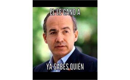 Calderón comparte meme de su triunfo sobre AMLO