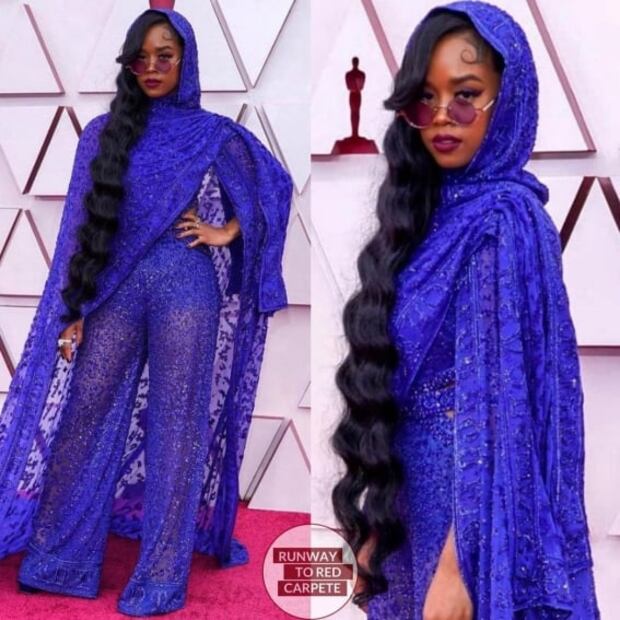 Los peores looks de la alfombra roja de los Oscar 2021