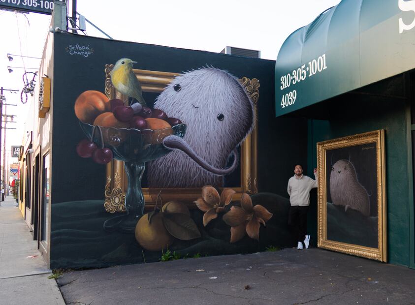 Jair Meza ha llevado sus murales a diversas ciudades en el mundo. Foto: Cortesía.