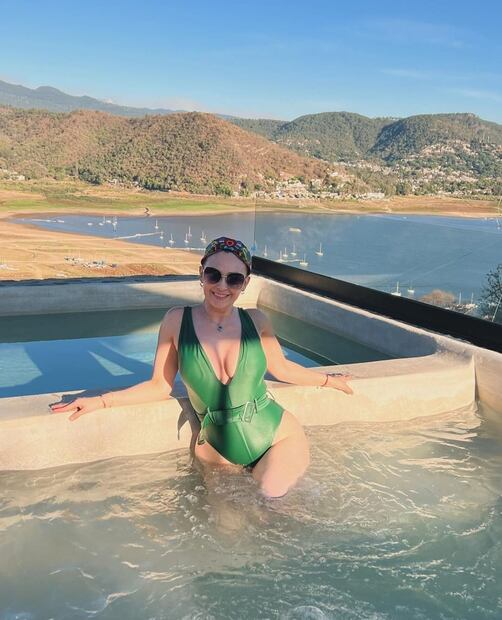 Aracely Arámbula presume su figura en redes sociales. Foto: Instagram