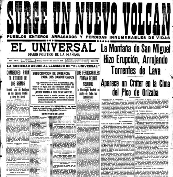 El terremoto que sacudió hace 100 años a Veracruz y Puebla