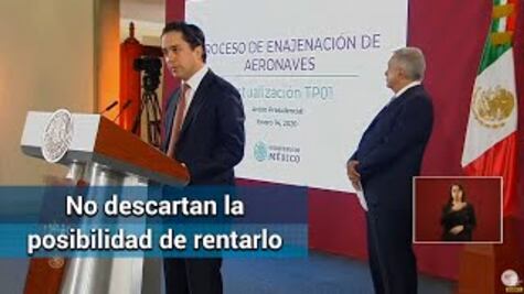 Avión presidencial regresará a México, anuncia el gobierno federal