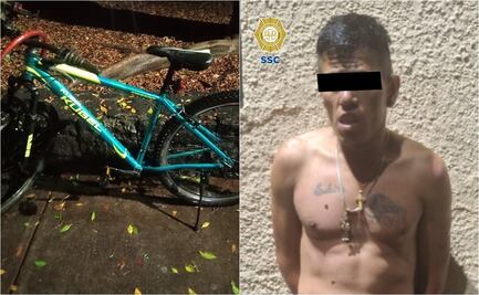 Elementos de la SSC detienen a ladrón de bicicleta en alcaldía Benito Juárez