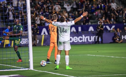 Chicharito Hernández anota en el triunfo del LA Galaxy ante Timbers