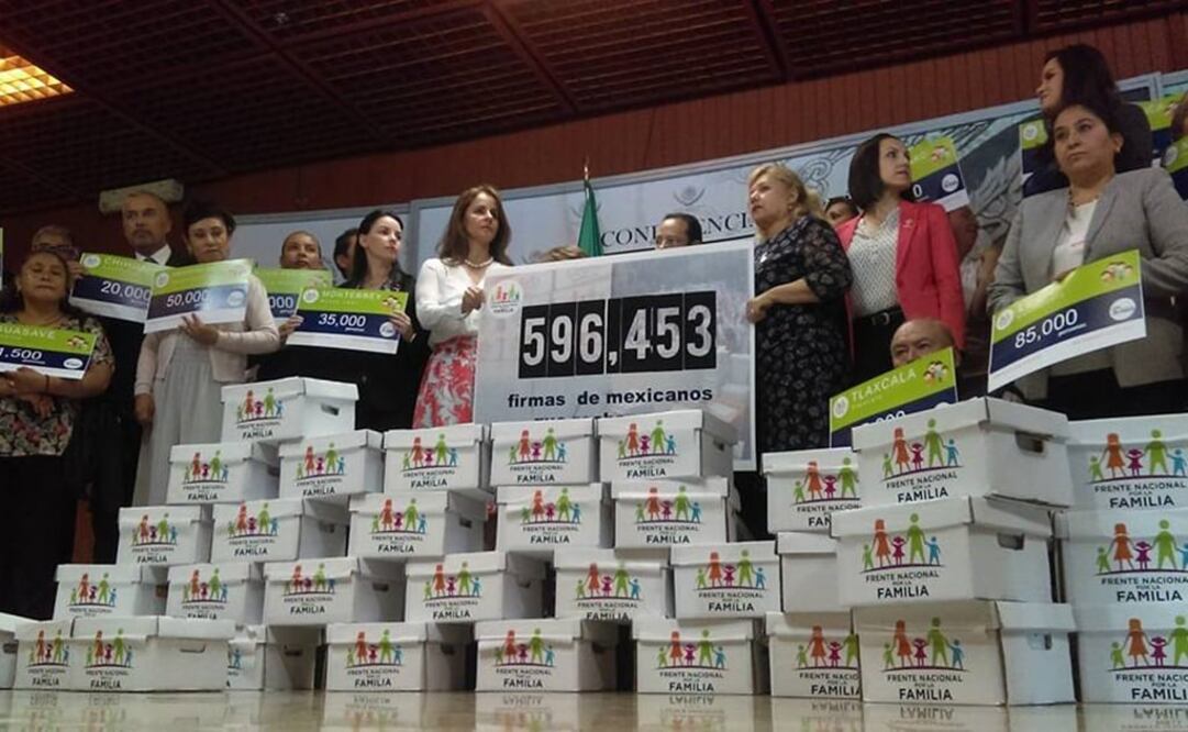 Foto: tomada del Facebook del Frente Nacional x la Familia