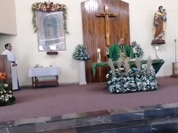 “Podemos ir en paz”: VIDEO de misa en la iglesia de Ciudad Madero horas antes de derrumbarse