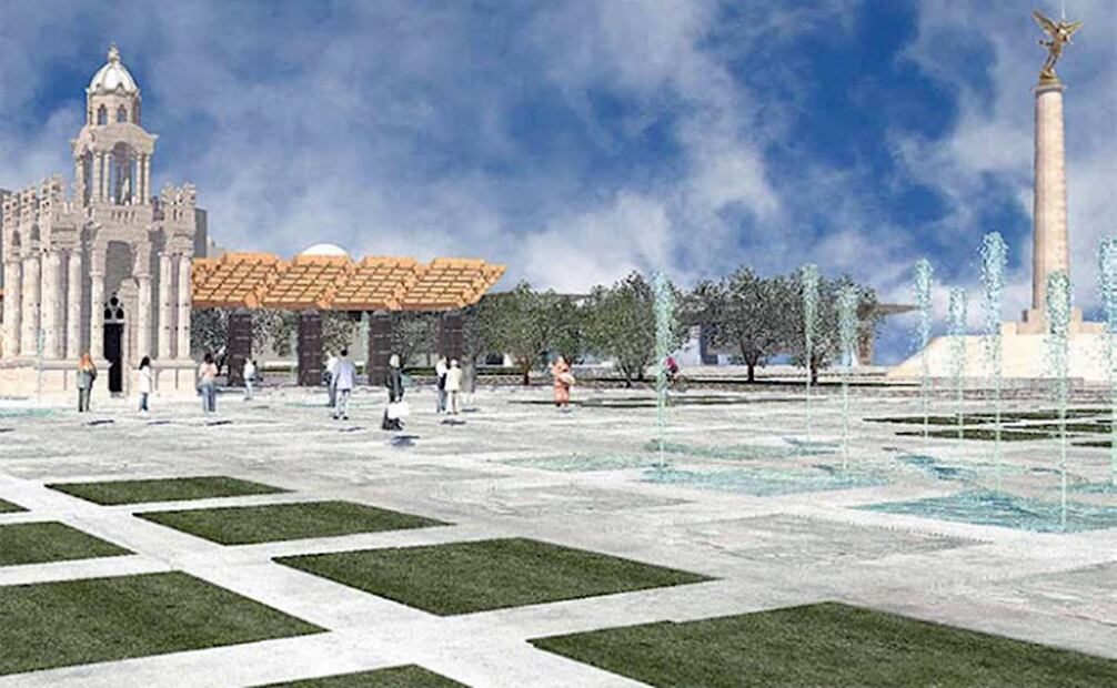 Imagen del Render del Proyecto para reubicar el Mausoleo de Villa, tomada de Tramoyam Blog, Hemeroteca Capital Artística de Chihuahua, México y su Entorno Polimulticultural.