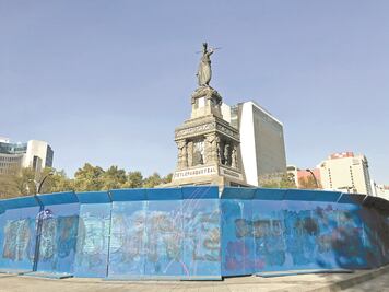 Vandalismo, otra vez en esculturas de Paseo de la Reforma