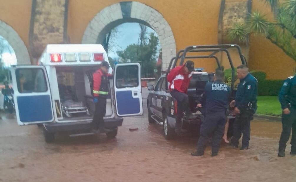 Elementos de seguridad auxiliaron al hombre  (02/08/2025). Foto: Especial