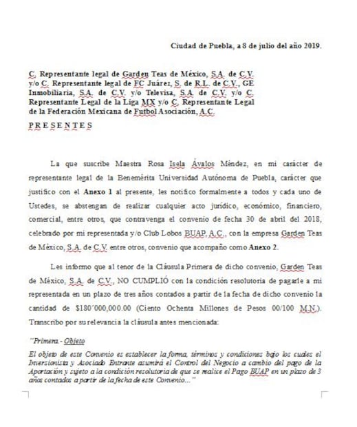 La FMF fue engañada o ignora la ley: Lobos BUAP