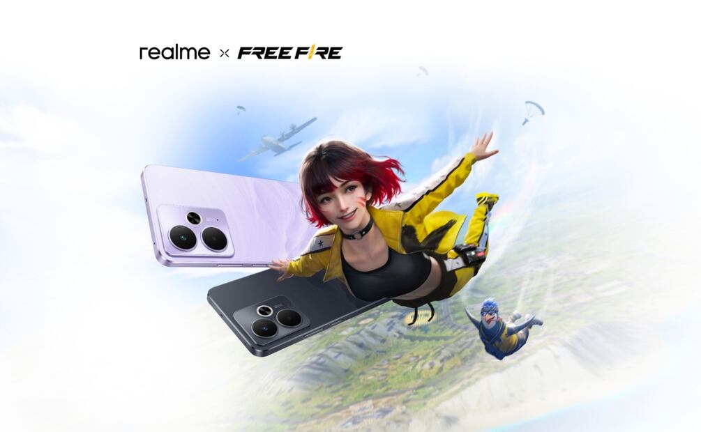 Realme 14T Free Fire Edition. Imagen: Realme