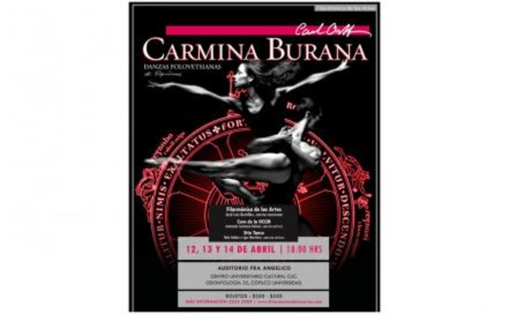 La Orquesta Filarmónica de las Artes interpretará Carmina Burana