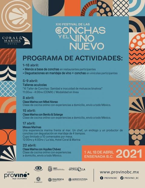 Ya arrancó la edición XXI del Festival de las Conchas y el Vino Nuevo