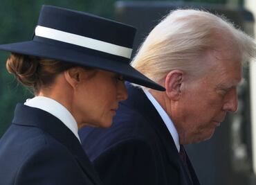 El look de Melania Trump en la toma de posesión de Donald Trump