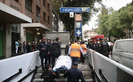 Difunden VIDEO del momento exacto en que Luis aventó a Celia a las vías del Metro Hidalgo