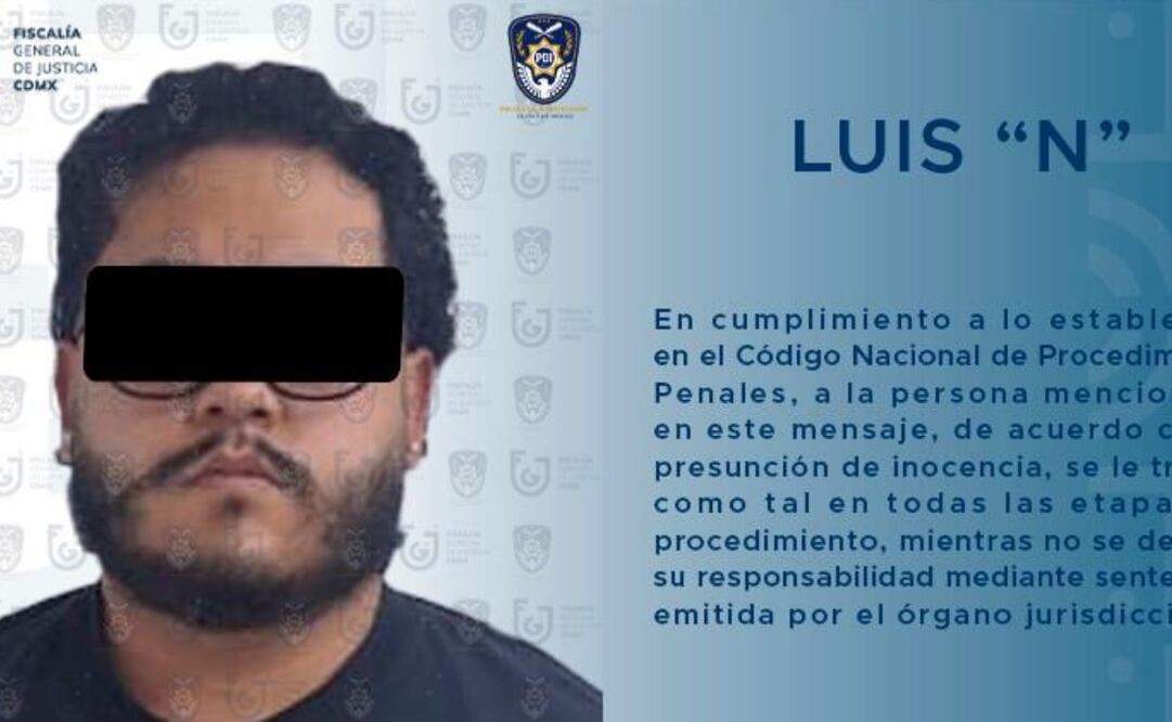 Decretan prisión preventiva a Luis Enrique “N”. Foto: Especial