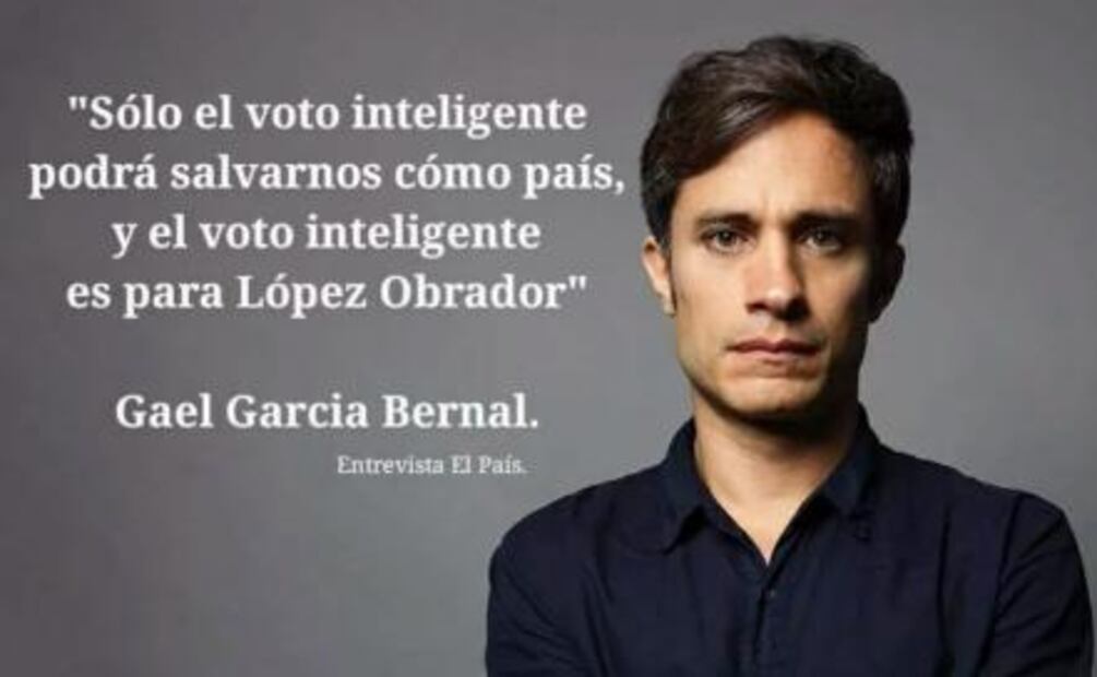 Gael García no dijo que “el voto inteligente” debe ser para López Obrador: Verificado