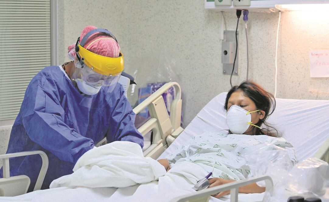 Imagen de archivo de una joven mamá que fue diagnosticada con Covid-19 durante su embarazo. Foto: Crisanta Espinosa Aguilar /CUARTOSCURO.COM