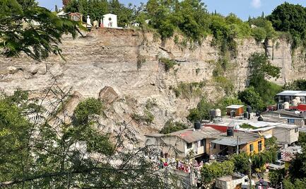 En peligro, 110 viviendas por riesgo de más derrumbes en Los Pilares, Cuernavaca