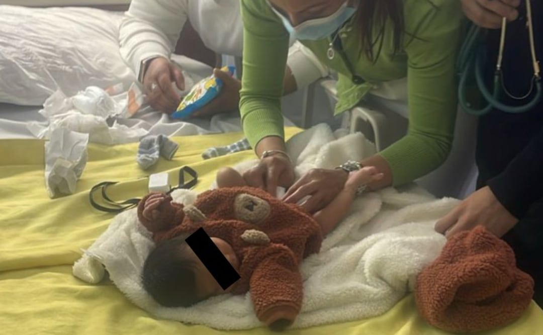 Hallan a bebé recién nacido. Foto: Especial