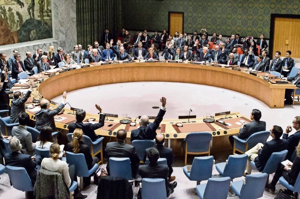 En la reunión del Consejo de Seguridad de Naciones Unidas, 14 de los países miembros votaron a favor de la resolución que exige a Israel detener la edificación de asentamientos en Cisjordania