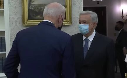 AMLO agradece a Joe Biden que no trate a México como "patio trasero"