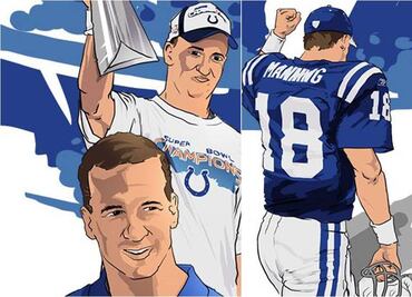 Colts rinden homenaje a Peyton Manning