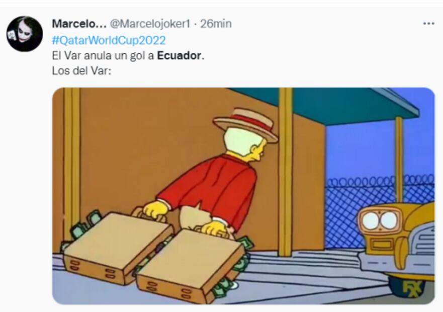 Qatar 2022: Los mejores memes de la polémica del VAR en el juego de Qatar vs Ecuador