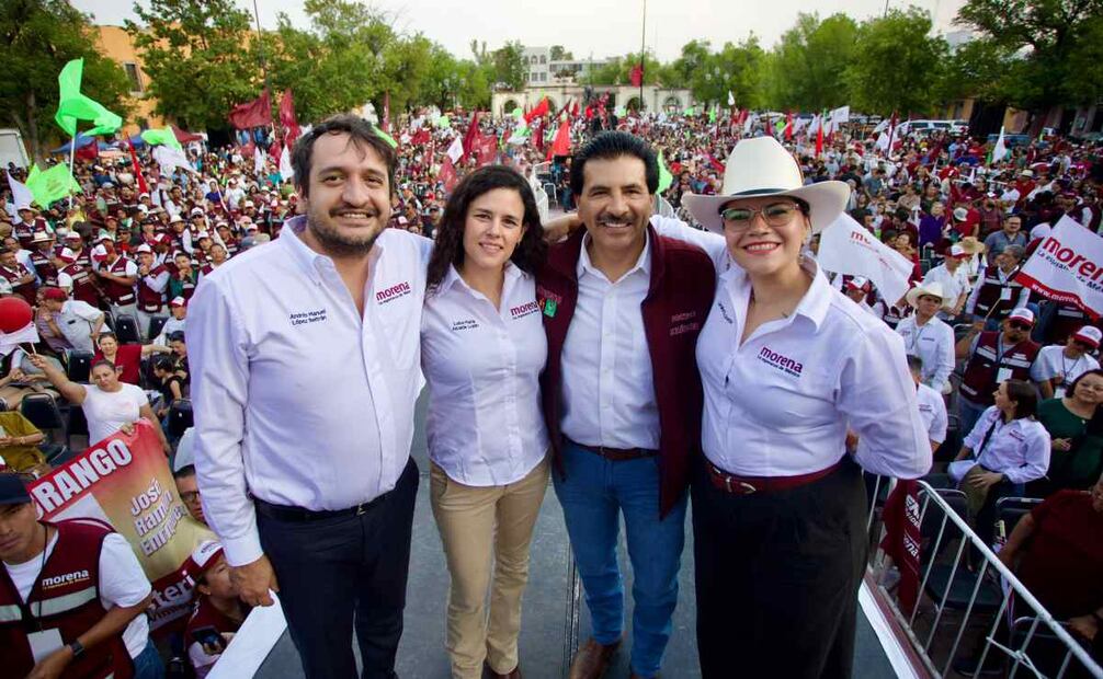 Cierre de campaña de José Ramón Enríquez, candidato a la presidencia municipal de Durango / Foto: @DrRamonEnriquez