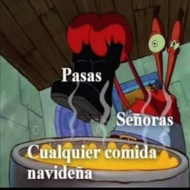 Los mejores memes sobre las pasitas en la comida navideña 